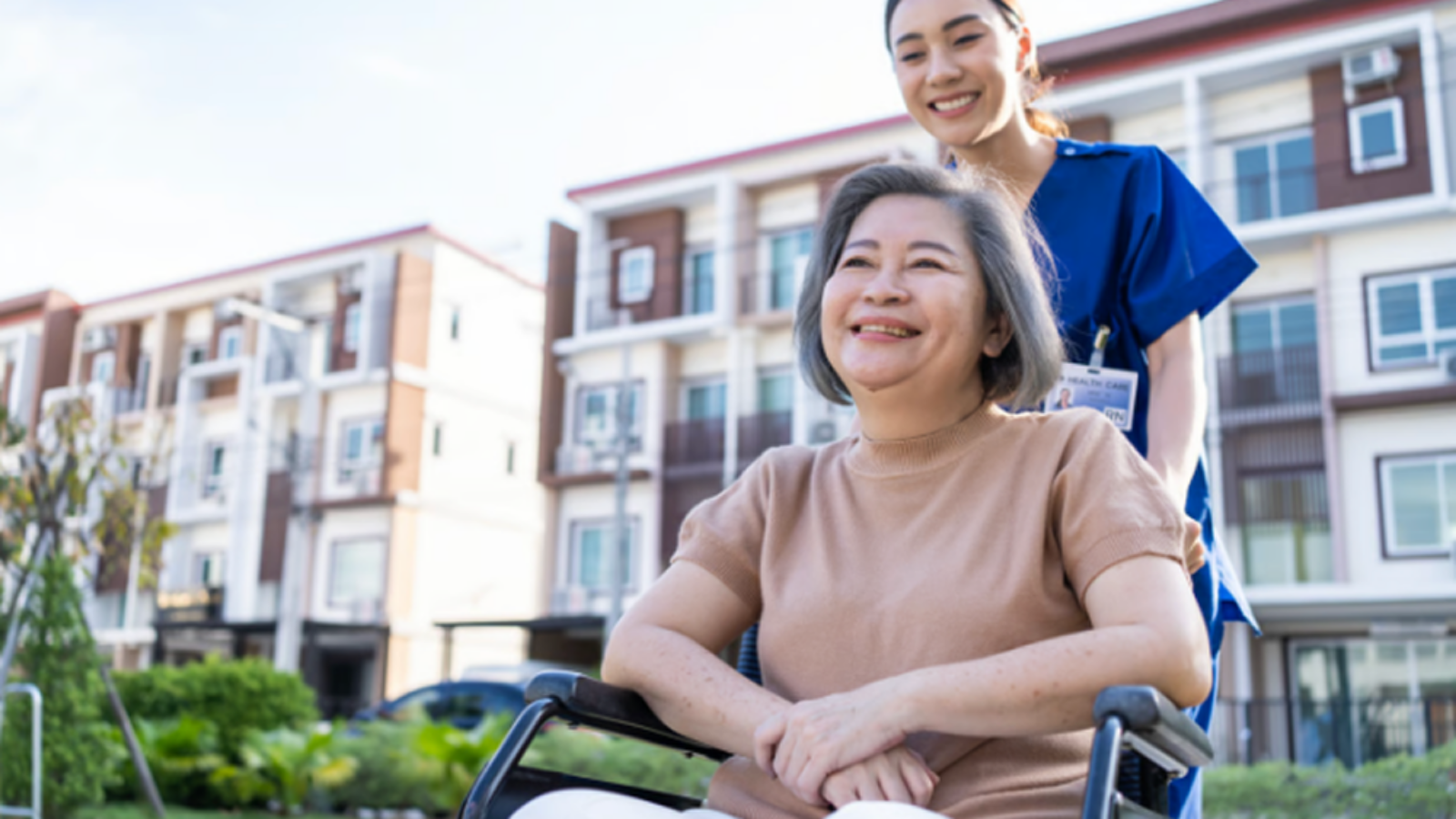 Family receiving guidance about housing assistance programs and affordable housing resources.
